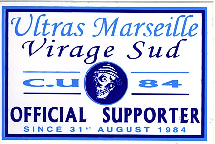 Écharpe Supporter OM Vintage - Yankee Marseille - Commando Ultra 84 Fanatics